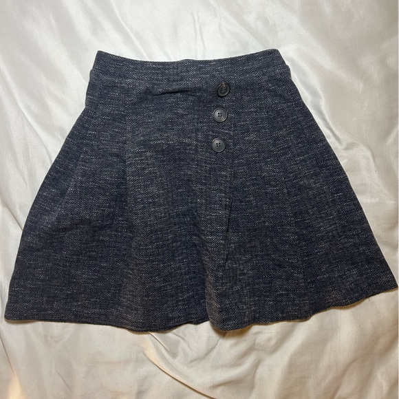 Zara Girls Woollen Mini Skirt - Picture 1 of 3